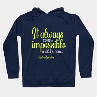 Nelson Mandela Quotes Hoodie